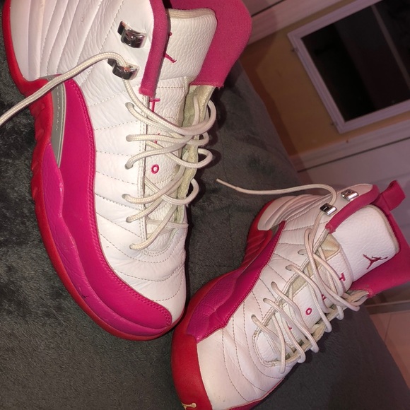Jordan Shoes - Hyper pink Jordan 12s